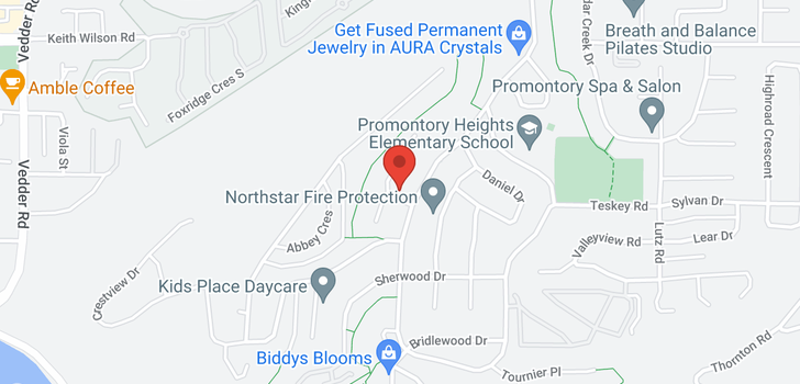map of 5418 CHERRYWOOD DRIVE